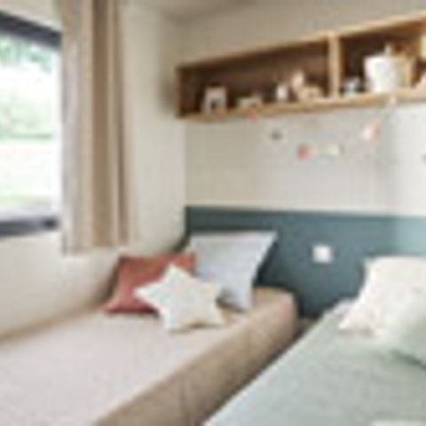 MOBILE HOME 6 people - Cottage des Familles 3 CH- 6 PERS 32 m² - TV + CLIM + LV + DRAPS (included in weekly rental)