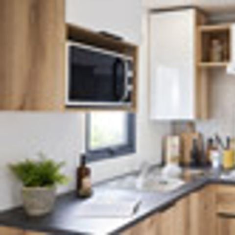 MOBILE HOME 6 people - Cottage des Familles 3 CH- 6 PERS 32 m² - TV + CLIM + LV + DRAPS (included in weekly rental)