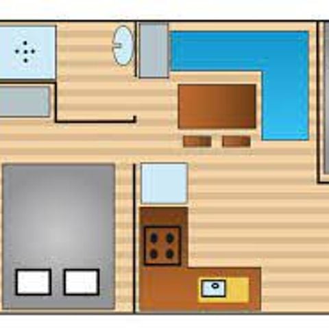 BUNGALOW 4 personnes - Cottage Nature 2CH - 4 PERS 20 m² 