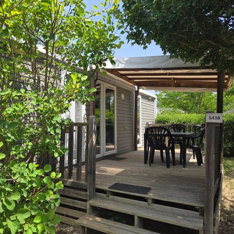 MOBILE HOME 4 people - Ultimate | 2 Bedrooms | 4 Pers | Raised terrace | 2 bathrooms | Air conditioning | TV