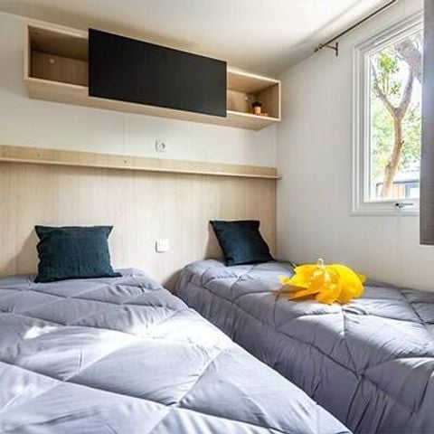 Mobile home 4 persons - Ultimate | 2 Bedrooms | 4 Pers | Raised terrace | Tropical shower | 1 bathroom | Air conditioning | TV