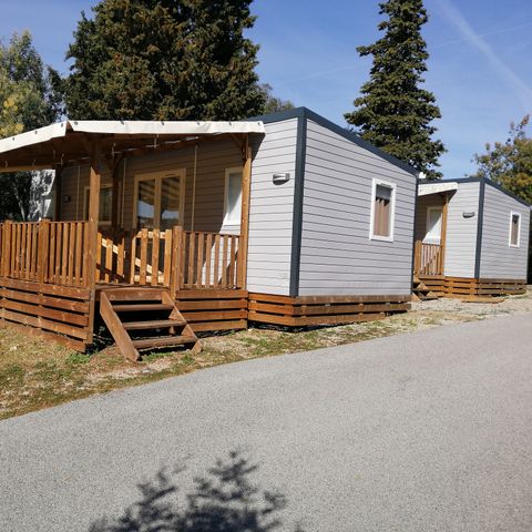 Stacaravan 6 personen - Mobile-home | Comfort XL | 3 slaapkamers | 6 pers. | Verhoogd terras | Airconditioning
