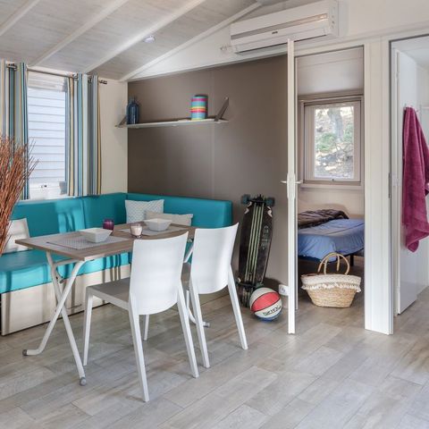 BUNGALOW 6 personnes - Comfort XL | 3 Ch. | 6 Pers. | Terrasse surélevée | Clim.
