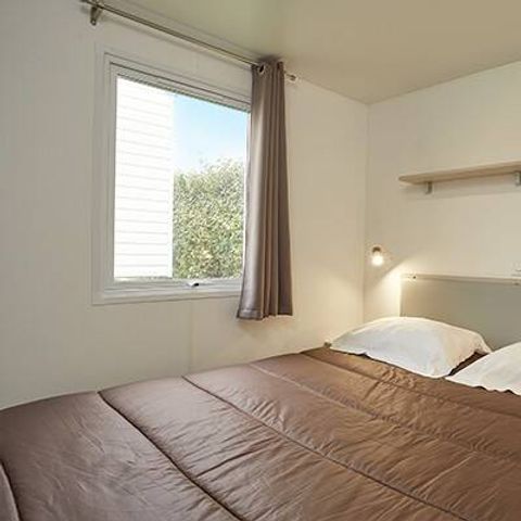 Mobilheim 6 personen - Comfort | 3 Schlafz. | 6 Pers. | Erhöhte Terrasse | Klimaanlage