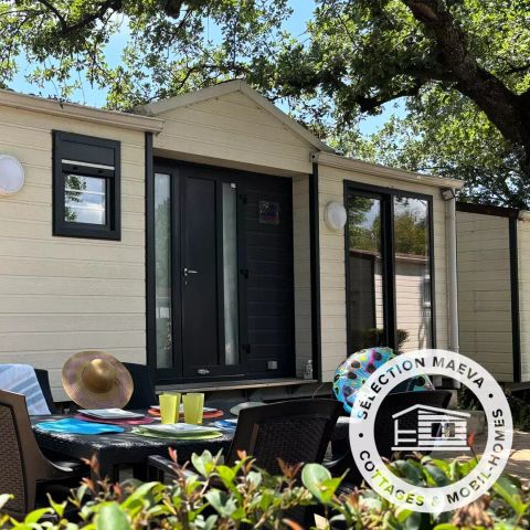 Stacaravan 6 personen - Mobile-home Alabama Confort 3 kamers 4/6 personen Airconditioning + TV 2 badkamers