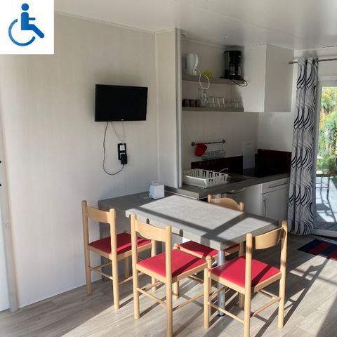 Chalet 4 personen - Atlantis PMR (Mensen met beperkte mobiliteit)