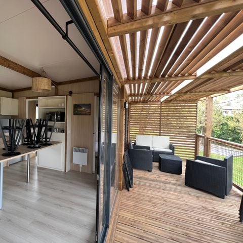 Chalet 6 Personen - ENBATA 4/6 Personen - Wohnzimmer und Terrasse XL