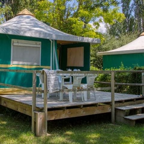 Bungalow de lona 4 personas - MUEBLE en terraza sin sanitarios 16 m² (16 m²)