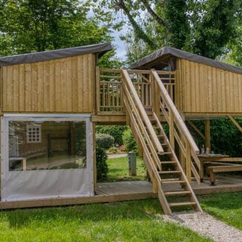 Accommodatie 4 personen - Cabane Camp'étoile 20m² - 2 kamers