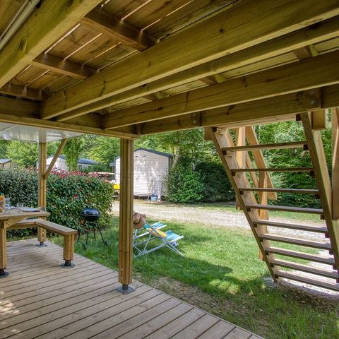 Accommodatie 4 personen - Cabane Camp'étoile 20m² - 2 kamers