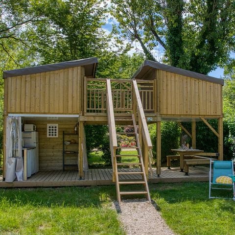 Alojamiento 4 personas - Cabane Camp'étoile 20m² - 2 habitaciones