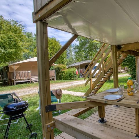 Accommodatie 4 personen - Cabane Camp'étoile 20m² - 2 kamers