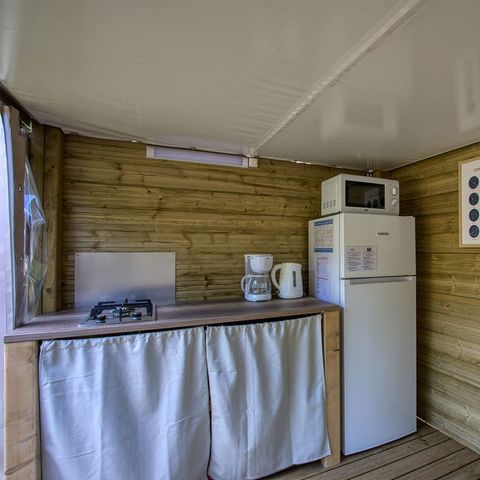 Accommodatie 4 personen - Cabane Camp'étoile 20m² - 2 kamers