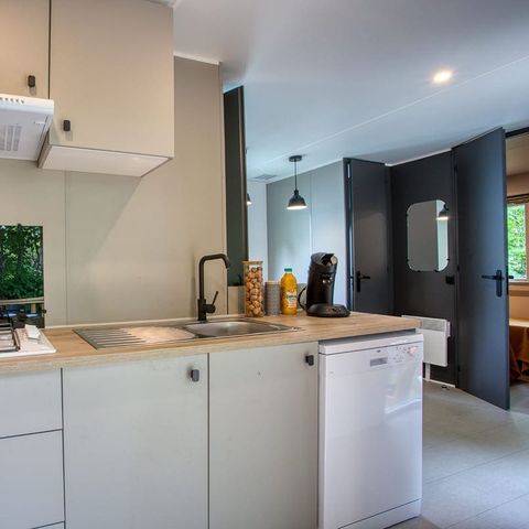 MOBILHOME 10 personas - Tribu 2x26m² - 4 habitaciones - terraza semicubierta 22m² - TV - lavavajillas