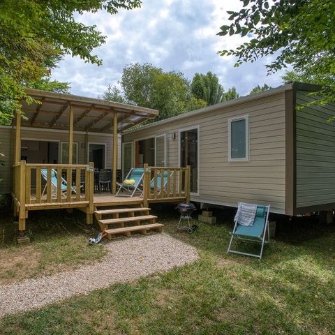 MOBILE HOME 10 people - Tribe 2x26m² - 4 bedrooms - semi-covered terrace 22m² - TV - dishwasher