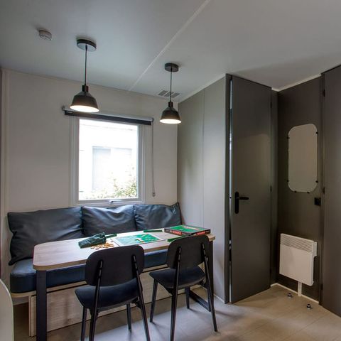 Mobilheim 10 Personen - Tribu 2x26m² - 4 Zimmer - halbüberdachte Terrasse 22m² - TV - Geschirrspüler