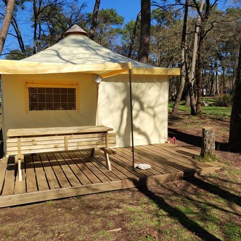 Canvas bungalow 5 persons - Canvas bungalow (without sanitary facilities)