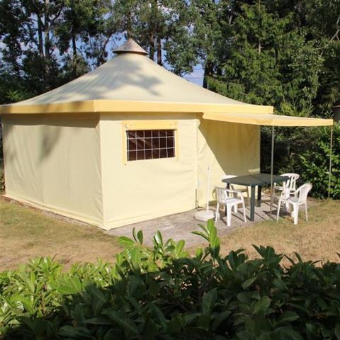 Canvas bungalow 5 persons - Canvas bungalow (without sanitary facilities)