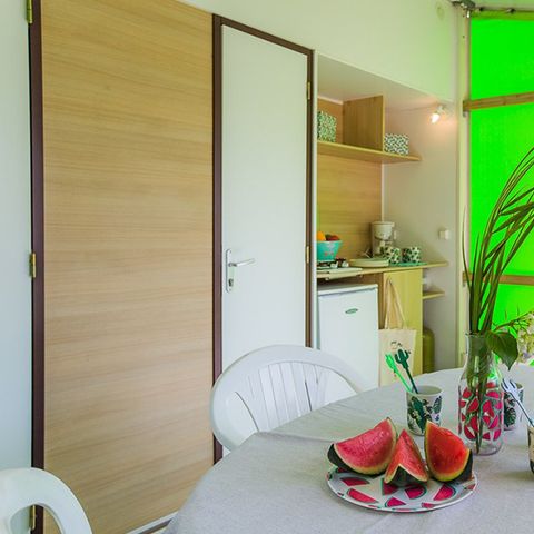 Tente en toile et en bois 5 personnes - Tithome 4/5 pers.