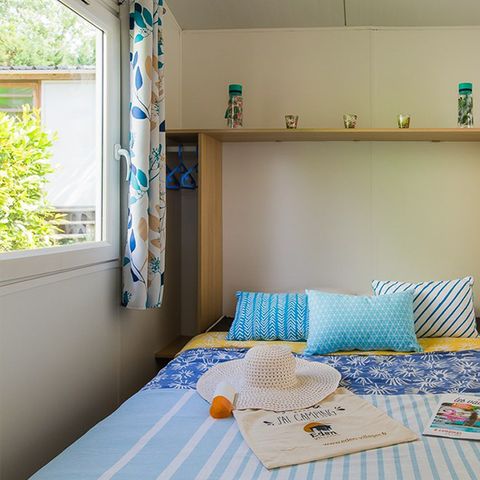 Canvas and wooden tent 5 persons - Tithome 4/5 pers.