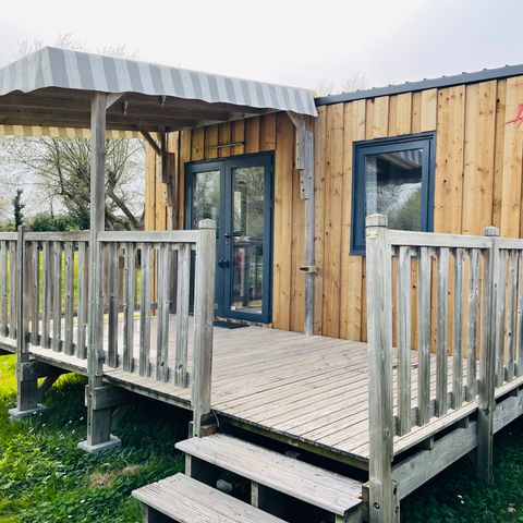 CANVAS AND WOOD TENT 4 people - Surfer's hut (without bathroom)