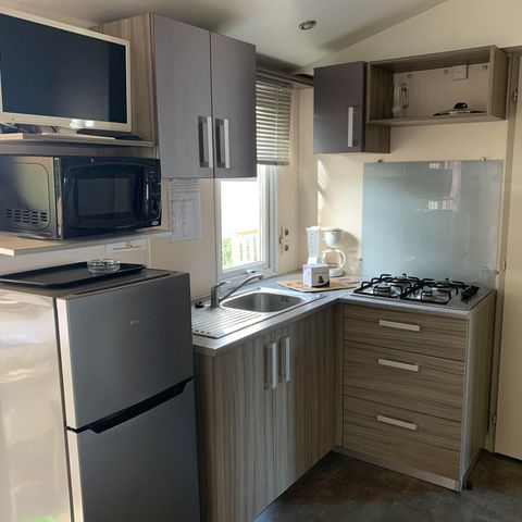 MOBILHOME 8 personas - 3 dormitorios con terraza cubierta