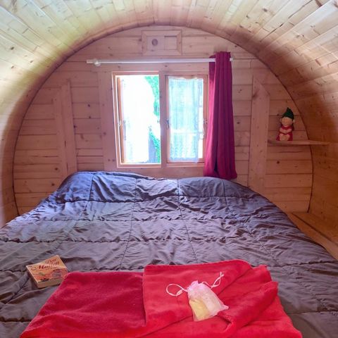Accommodatie 2 personen - BARREL (zonder sanitaire voorzieningen)