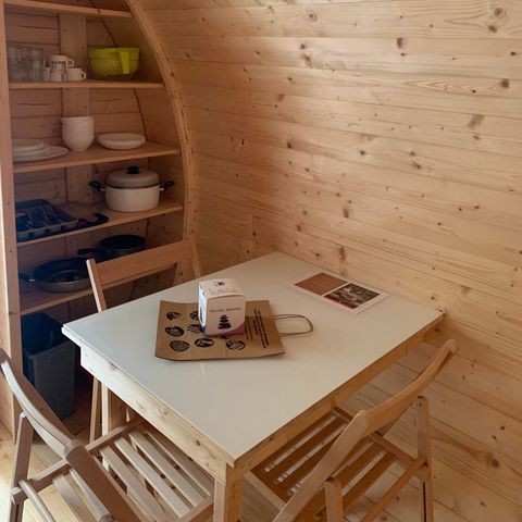 Accommodatie 3 personen - BAREL (zonder douche)