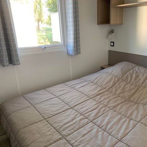 Stacaravan 4 personen - 4/6 pers. - Overdekt terras - 2 slaapkamers, 1 slaapbank - ZATERDAG