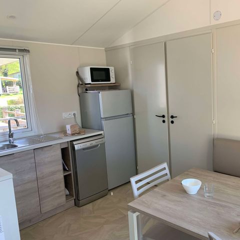 Stacaravan 4 personen - LUXE - 2 slaapkamers met vaatwasser - ZATERDAG