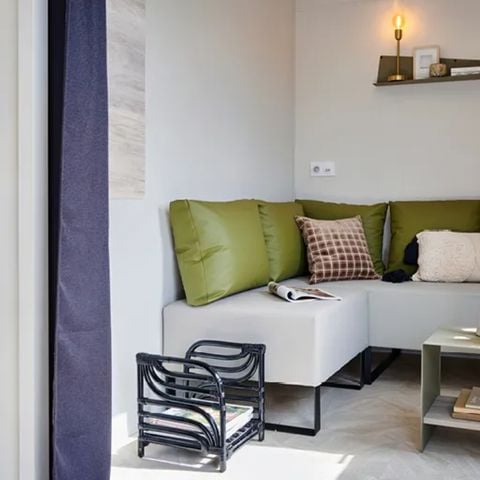Mobilheim 14 personen - 5 Zimmer (+ 1 Schlafcouch) - Überdachte Terrasse