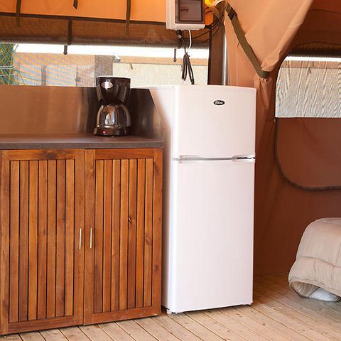 Canvas and wooden tent 2 persons - Without sanitary facilities