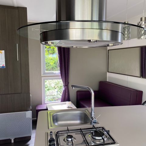 Mobile home 2 persons - Mobilhome Confort 20 m² (1 bedroom) covered terrace + TV