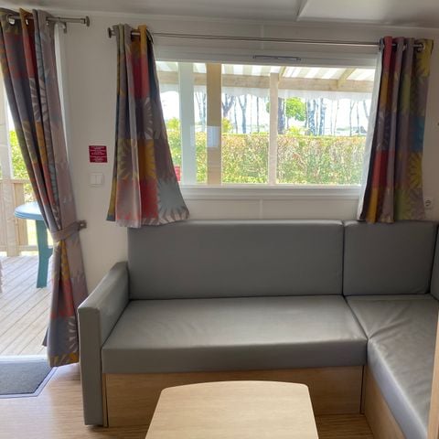Mobile home 6 persons - Mobilhome Standard 35m² (3 bedrooms) with covered terrace + TV