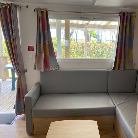 Mobilhome 6 personas - Mobilhome Standard 35m² (3 habitaciones) con terraza cubierta + TV