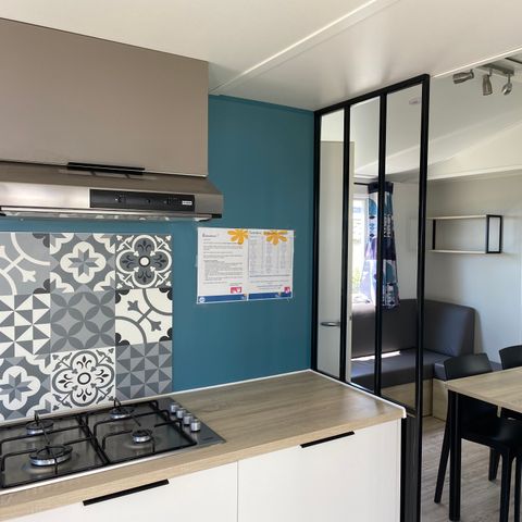 Mobile home 4 persons - Mobilhome Confort 32 m² (2 bedrooms) covered terrace +TV