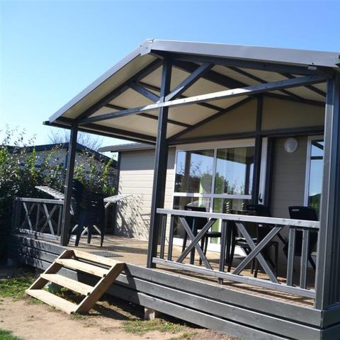 Chalet 6 persons - Chalet Confort 39 m² (3 bedrooms) with covered terrace + TV