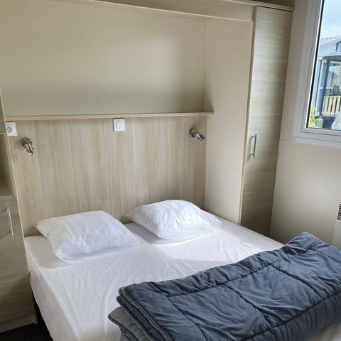 Chalet 6 personen - Chalet Confort 39 m² (3 Zimmer) mit überdachter Terrasse + TV