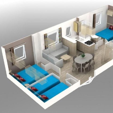 Mobile home 8 persons - 4Ch Confort - TV