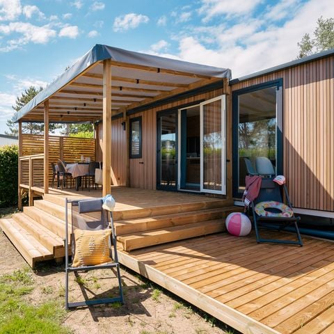 Mobile home 6 persons - 3Ch Côté Jardin VIP - 2SDB + TV + LV