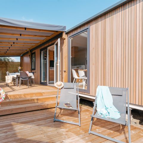 Mobilhome 6 personas - SPA Côté Jardin VIP - 2SDB + TV + LV