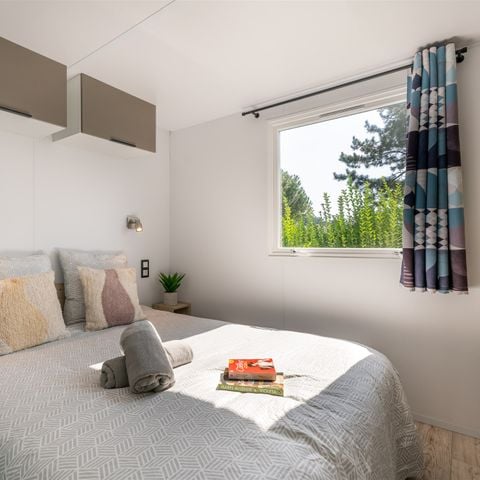Hébergement pour groupe 12 personnes - Mobilhome Tribu 5Ch Premium - 3SDB + TV +LV 10/12 pers. 