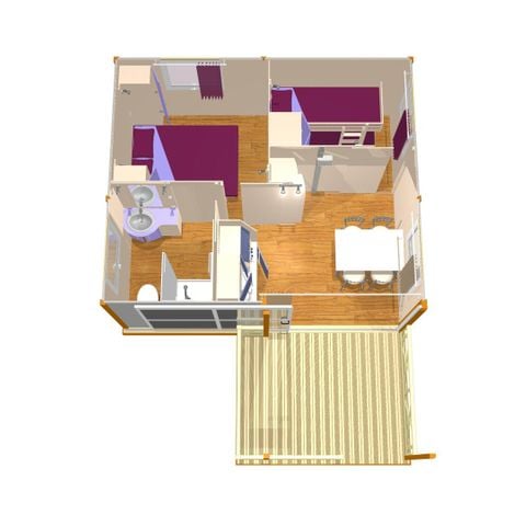 Chalet 4 personnes - STANDARD - TV