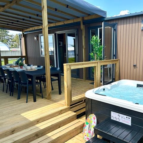 MOBILHOME 12 personnes - Tribu 6Ch & SPA Premium - 4SDB + TV + 2LV