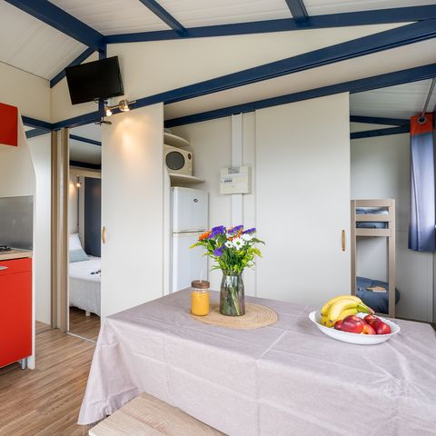 Chalet 4 personen - Chalet Standard 20 m² (2 Zimmer) mit überdachter Terrasse +TV
