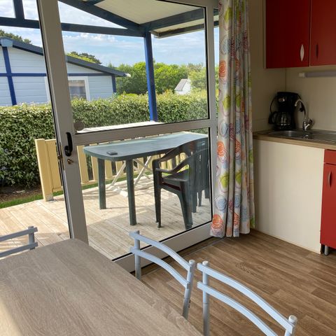 Chalet 4 personen - Chalet Standard 20 m² (2 Zimmer) mit überdachter Terrasse +TV