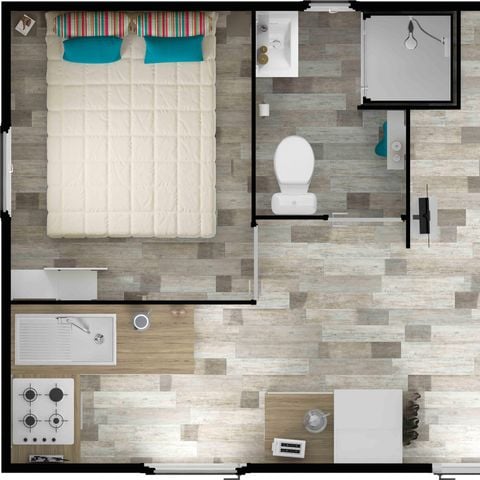 MOBILHOME 4 personas - Bahía Solo