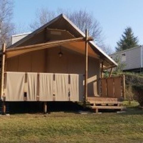 Tente en toile et en bois 5 personnes - Jungle Lodge