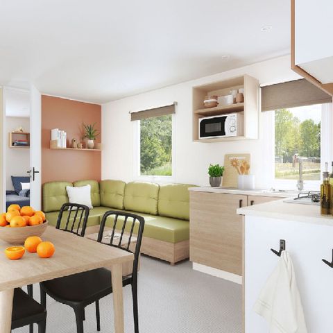 Mobilheim 6 Personen - Wohnanlage 3 Zimmer