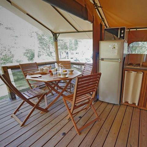 Zelt 5 Personen - ECOLODGE ohne Sanitäranlagen